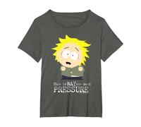 South Park Tweek Tweak Too Much Pressure Camiseta, Mujer Tallas Grandes, Asfalto, 1XL Grande