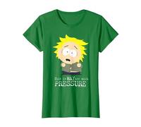 South Park Tweek Tweak Too Much Pressure Camiseta, Mujer, Verde Kelly, XS