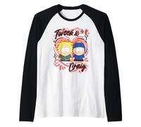 South Park Valentine's Day Tw raig Graffiti Heart Camiseta Manga Raglan