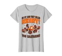 South Park You Killed Kenny Thanksgiving Camiseta, Mujer, Plata, 3XL
