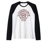 South Portland ME | Maine Camiseta Manga Raglan