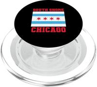 South Shore Chicago Illinois Flag 773 312 Plato Hondo Pizza PopSockets PopGrip para MagSafe