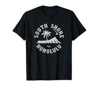South Shore Diamondhead Palmera Honolulu Hawái Camiseta