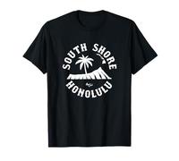 South Shore Diamondhead Palmera Honolulu Hawái Camiseta