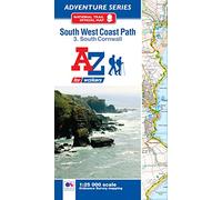 South West Coast Path National Trail Official Map South Cornwall: with Ordnance Survey mapping (A -Z Adventure Series)