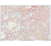 South West Londres - SW - Mapa postal de pared - Papel