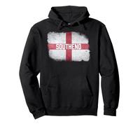 Southend | Recuerdo Vintage de la Bandera de Inglaterra de San Jorge Sudadera con Capucha