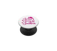 Southern Girl Sweet Sassy Country Cowgirl para Mujer, Occidental PopSockets PopGrip Adhesivo
