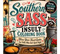 Southern Sass Insult Coloring Book: Bless-Your-Heart Quotes for Folks Who Ain’t Quite Right