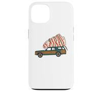 Southern Thanksgiving Station Wagon Turkey Retro Funny tee Carcasa para iPhone 13