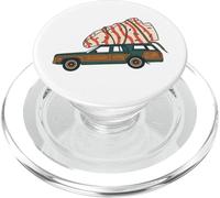Southern Thanksgiving Station Wagon Turkey Retro Funny tee PopSockets PopGrip para MagSafe