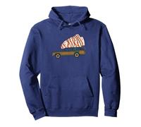 Southern Thanksgiving Station Wagon Turkey Retro Funny tee Sudadera con Capucha