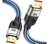 Southlight Cable HDMI 2.1 de 1 m [8K @60Hz, 4K @120Hz/144Hz, 48Gbps] Ultra High Speed 7680P eARC HDCP 2.2 & 2.3 DTS:X Dolby Atmos Compatible con Soundbar/PS2/PS5/Xbox/Roku TV