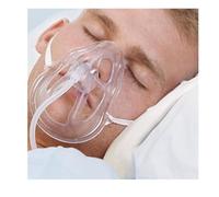 Southmedic OxyMask - Máscara de oxígeno abierta con tubo de 7 pies, modelo OM-1125-8, diseño claro y ligero para la comodidad del paciente, sistema de suministro de oxígeno preciso