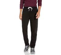 Southpole Active Fleece Open Bottom Sweatpants-Regular and Big & Tall Sizes Pantalones Deportivos, Negro, 34-37 para Hombre