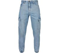 Southpole Denim with Cargo Pockets Jeans, Retro L.Blue Destroyed Washed Retro, 34 para Hombre