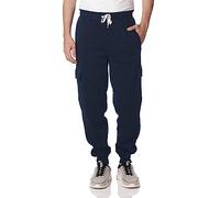 Southpole Men's Active Fleece Cargo Jogger Pants Pantalones Deportivos, Azul Marino, 3XL para Hombre