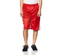 Southpole Men's Big and Tall Basic Basketball Mesh Shorts, Red, 4XB