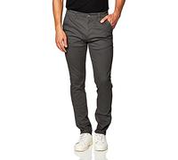 Southpole Men's Flex Stretch Basic Long Chino Pants, Dark Slate, 30X30