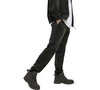 Southpole Pantalones AOP Velour Pant Negro S