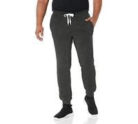 Southpole Basic Active-Pantalones de Jogging de Forro Polar (Tallas Grandes) Deportivos, Carbón Brezo, XXXL para Hombre