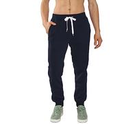 Southpole Pantalones Deportivos básicos para Hombre, Nueva Nueva Marina, 3XL