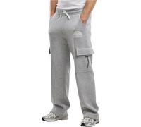 Southpole Pantalones Deportivos para Hombres, Gris Jaspeado, L