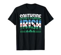 Southside Irish Irlanda Chicago Bandera Midwest Illinois Pride Camiseta