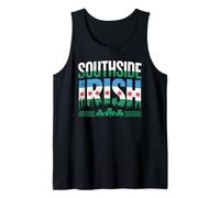 Southside Irish Irlanda Chicago Bandera Midwest Illinois Pride Camiseta sin Mangas
