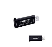 SOUTHSKY Tarjeta de Captura de Audio y Video Hdmi,1080p 60fps,Capturadora 4K HDMI a USB 2.0 Convertidor,para Conferencia,Edite Video,Juego,Transmisión,Enseñanza en línea