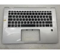 SouthTech Para HP EliteBook x360 1030 G2 929985-DH1 Teclado Danés Finlandés Noruego Reposamanos