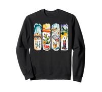 Southwest Desert Road Trip Acuarela Arte Sudadera