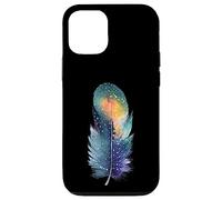 Southwest Native American Indian Paint Art Pluma Colorida Carcasa para iPhone 12/12 Pro