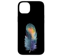 Southwest Native American Indian Paint Art Pluma Colorida Carcasa para iPhone 14 Plus