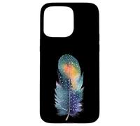 Southwest Native American Indian Paint Art Pluma Colorida Carcasa para iPhone 15 Pro MAX