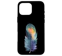 Southwest Native American Indian Paint Art Pluma Colorida Carcasa para iPhone 16 Pro MAX