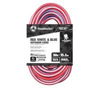 Southwire 02548-USA1 - Cable de extensión Fabricado en Estados Unidos de Grado 12/3 con Extremo Iluminado