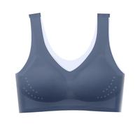 Soutien Push Up Ofertas Sujetador De Seda De Hielo Ultrafino, Cómodo Sujetador De Seda De Hielo Sin Costuras, Sujetador De De Seda De Hielo Ultrafino Sujetadores Cruzado Sujetador Copa 90C Ofertas