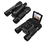 SOUUXIU Binoculares Digitales con Pantalla LCD de 2,4 Pulgadas con cámara Telescopio con Zoom Digital 8X para observación de Aves