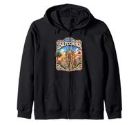 Souvenir/Barcelona de Barcelona Sudadera con Capucha