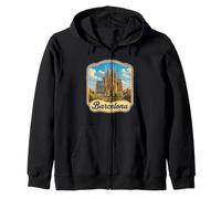 Souvenir/Barcelona de Barcelona Sudadera con Capucha