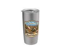 Souvenir/Barcelona de Barcelona Vaso térmico de acero inoxidable de doble pared
