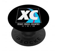 Souvenir de Corredor al Aire Libre Texas Running Art Vintage XC PopSockets PopGrip Adhesivo