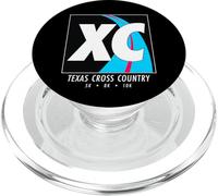 Souvenir de Corredor al Aire Libre Texas Running Art Vintage XC PopSockets PopGrip para MagSafe