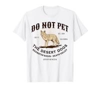 Souvenir de Coyote del Parque Nacional del Valle de la Muerte de Badwater Basin Camiseta