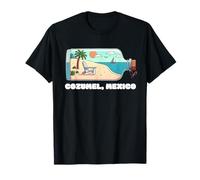 Souvenir de Cozumel México Vacaciones Viajes Hombres Mujeres Camiseta