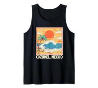 Souvenir de Cozumel México Vacaciones Viajes Hombres Mujeres Camiseta sin Mangas
