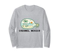 Souvenir de Cozumel México Vacaciones Viajes Hombres Mujeres Manga Larga