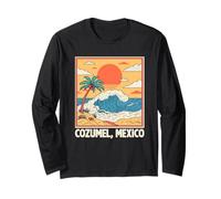 Souvenir de Cozumel México Vacaciones Viajes Hombres Mujeres Manga Larga