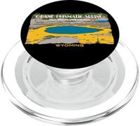 Souvenir de Grand Prismatic Spring Yellowstone Wyoming PopSockets PopGrip para MagSafe